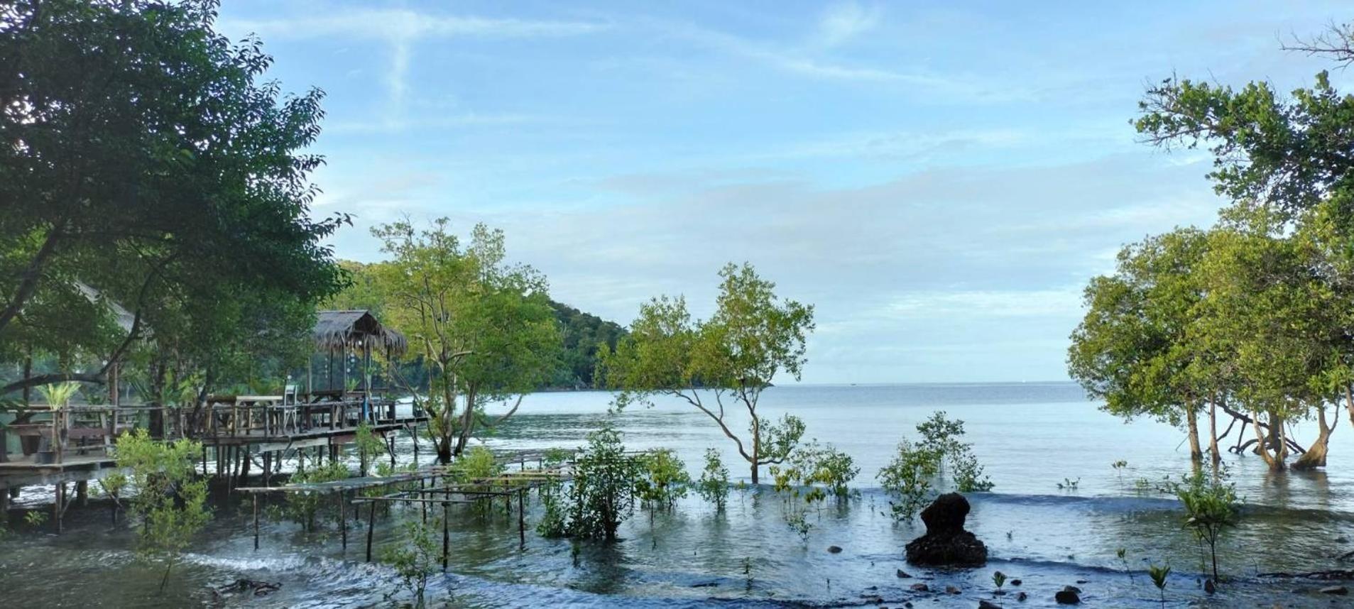 ฺ湾码头小屋旅馆 象岛 外观 照片